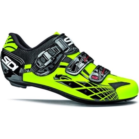 Sidi - Laser racefietsschoen - zwart/fluo geel - maat 42,5
