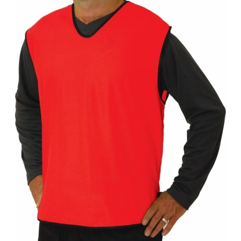 10 x Pirotti mesh trainingsovergooier / hesje - rood - maat: small