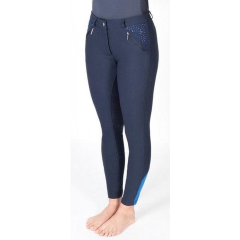 PFIFF rijbroek 'Tiara' voor dames, met grip 48 Donkerblauw
