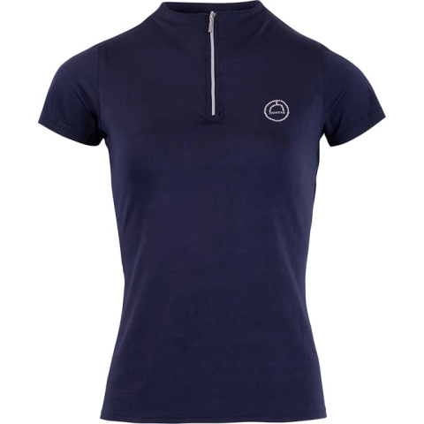 Montar Trainingsshirt Everly Crystal Donkerblauw - xxxl