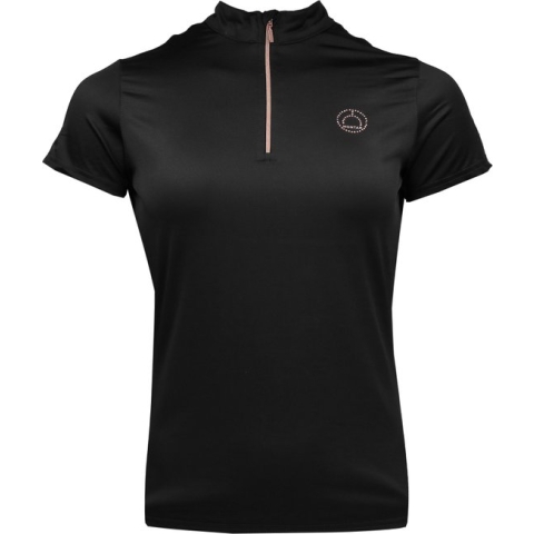 Montar Everly Polo Rosegold - maat XL - black/rosegold