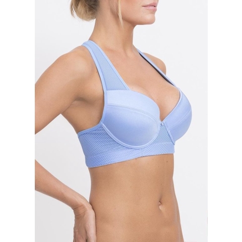 Q-Linn Amsterdam Blauw - Sport bh Maat: 85E