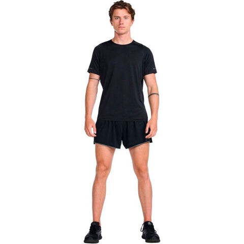 2xu Light Speed Tech T-shirt Met Korte Mouwen Zwart S Man