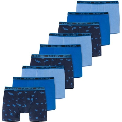Schiesser Jongens shorts / pants 9 pack Kids Boys 95/5 Organic Cotton