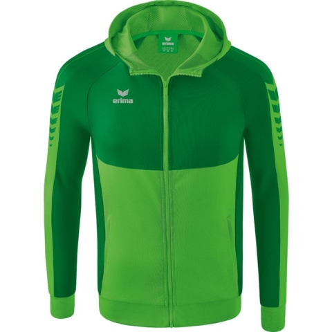 ERIMA Six Wings Trainingsjack Met Capuchon Dames Green-Smaragd Maat 36