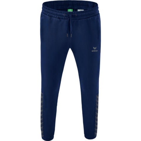 Erima Essential Team Sweatbroek Kinderen - New Navy / Slate Grey | Maat: 152