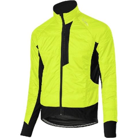 Löffler Fietsjack Hotbond Pl60 Heren Polyester/nylon Geel Mt 52