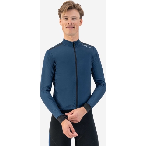 Rogelli Core Fietsshirt - Lange Mouwen - Heren - Donkerblauw - Maat M