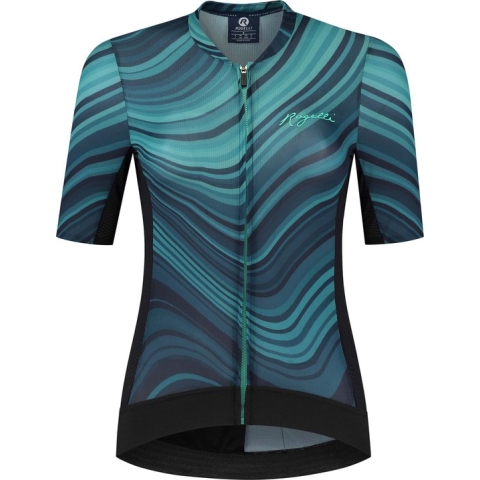 Rogelli Lynn Fietsshirt - Korte Mouwen - Dames - Blauw - Maat S
