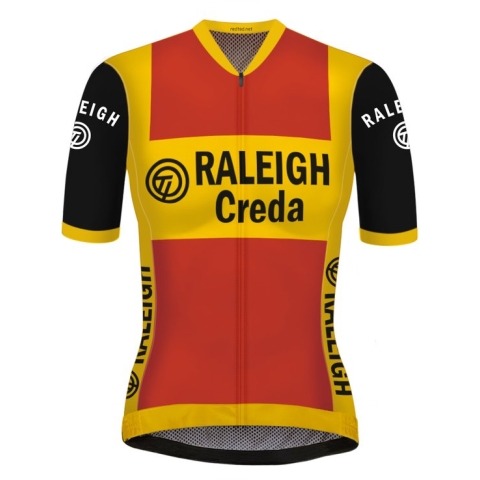 Retro Dames Wielershirt TI-Raleigh rood - REDTED (XL)