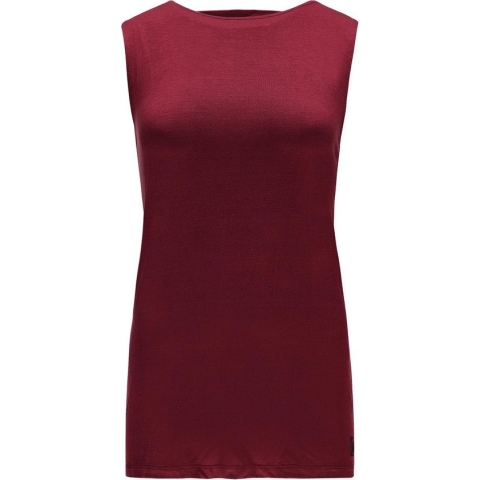 Re-Born Tanktop Elastiek Open Rug Dames - Burgundy - Maat XL