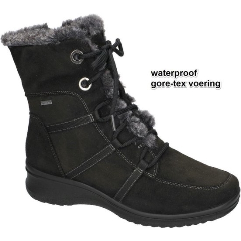Ara München dames boot - Zwart - Maat 36