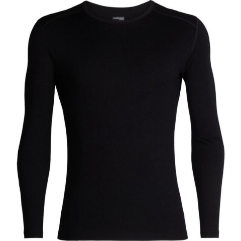 Icebreaker BF 260 Tech LS Crewe - Heren - Thermoshirt - Zwart
