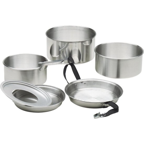 Bo-Camp Pannenset - Safari - 7-delig - Aluminium