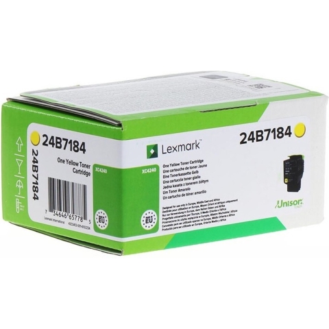 Lexmark Print Cartridge 24B7184 for XC4240 yellow