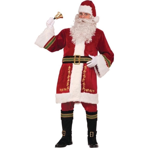 Luxe Kerstman kostuum voor heren M/L