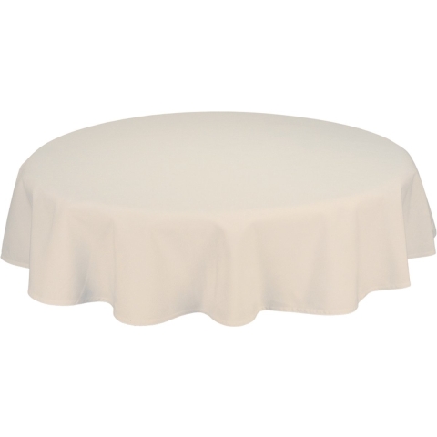 Treb Horecalinnen Tafelkleed Rond Off White 275cm Ø - Treb SP