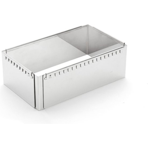 De Buyer Patisserie vorm rvs 21-40 cm vierkant