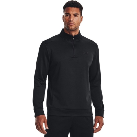 Under Armour Armour Fleece Halve Rits Sweatshirt Zwart 2XL / Regular Man