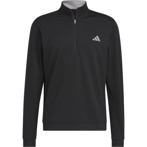 Golfsweater Adidas ELVTD 1/4 Rits Zwart Maat XL