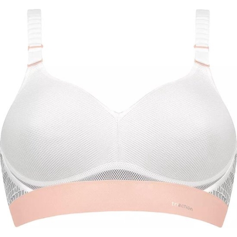 Triumph Triaction Hybrid Lite P EX Dames Sportbeha - WHITE - Maat F075