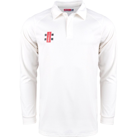 Gray-Nicolls Cricket SHIRT PRO PERF V2 L/S IVY 2XL 2 Extra Large - Ivory