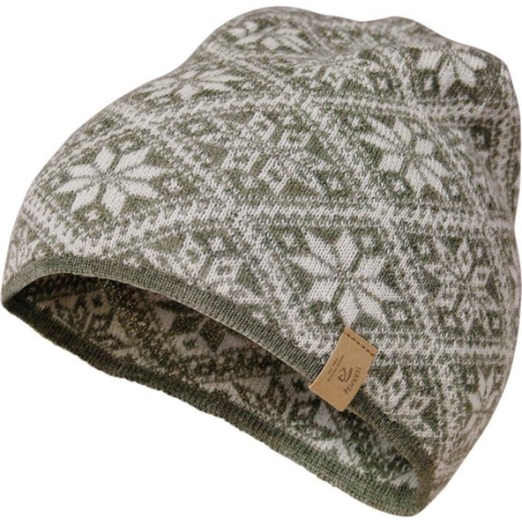 Ivanhoe gebreide muts van wol Freya Lichen Green - One Size - Groen