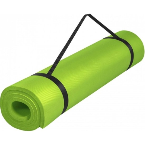 Gorilla Sports Yogamat Deluxe (190 x 100 x 1,5 cm) - Yoga Mat - limegroen