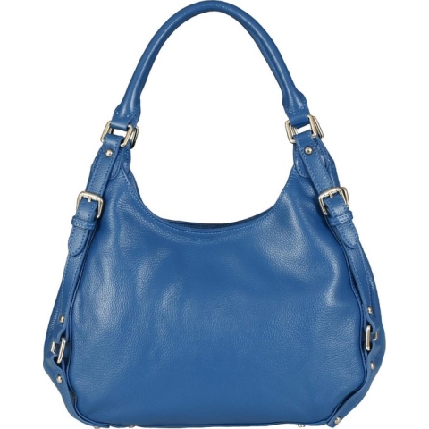 SALE BELUCIA Olana Dames Schoudertas - Handtas Kalfsleer Hemelsblauw