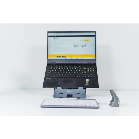 BakkerElkhuizen FlexTop 170 Laptopstandaard Antraciet