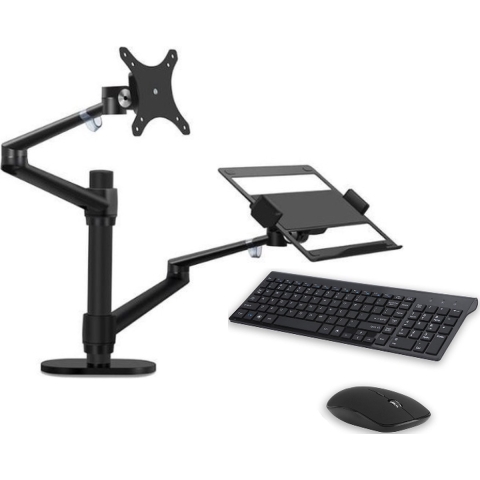 Living Needs Monitor arm - Laptop standaard - Muis en Toetsenbord.