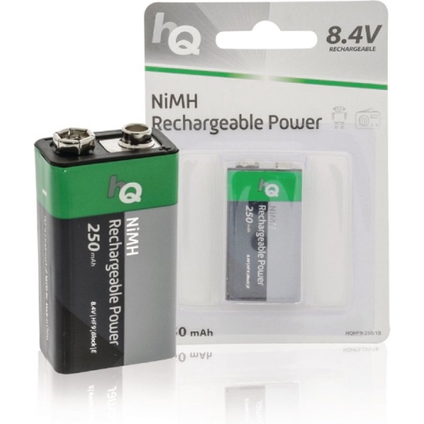 HQ Oplaadbare NiMH Batterij E-Block 8.4 V 250 mAh 1-Blister