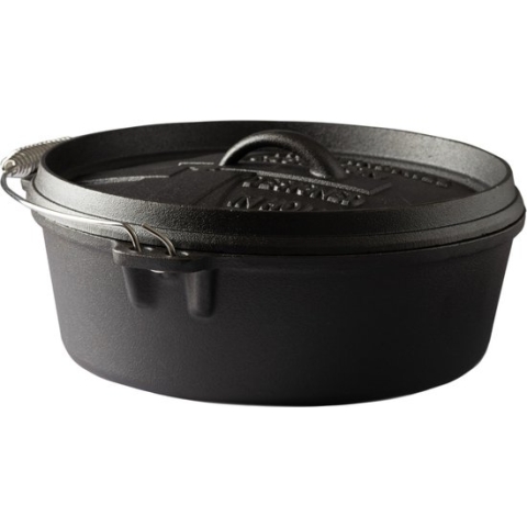 The Windmill Cast Iron Dutch Oven 6Qt zonder pootjes - ⌀ 31,5 cm