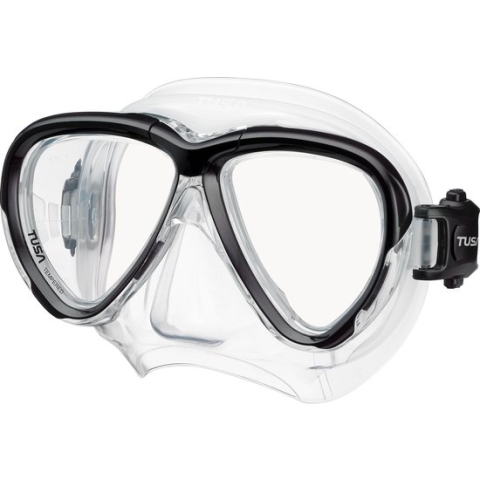 TUSA Snorkelmasker Duikbril Snorkelset Intega - zwart - M2004-BK