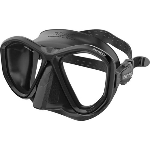SEACSUB Symbol Black Gezichtsmasker Zwart One Size
