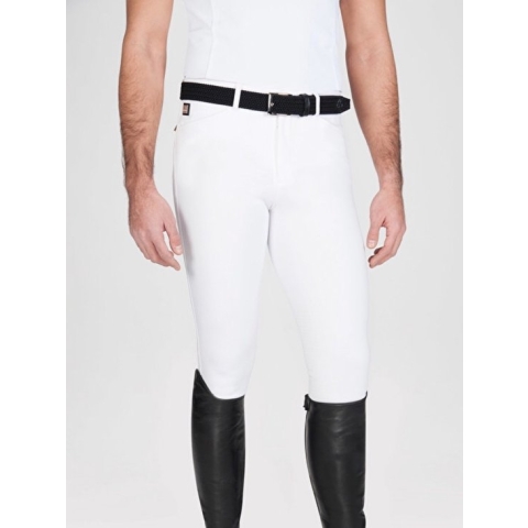 Equiline Rijbroek X-grip Willow White (001) - 46 | Wit | Paardrijbroek