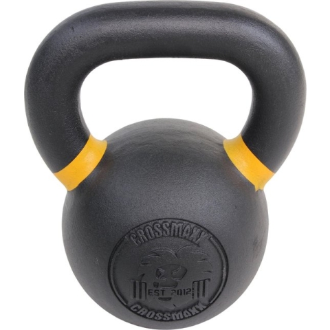 Lifemaxx Crossmaxx Kettlebell - Gietijzer met Poedercoating - 16 kg