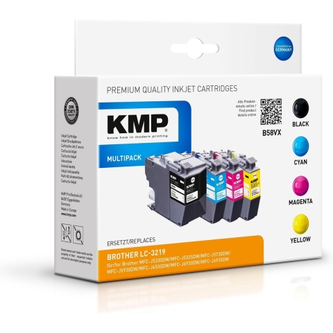 KMP 1537,4005 inktcartridge Compatibel Zwart, Cyaan, Magenta, Geel 4 stuk(s)