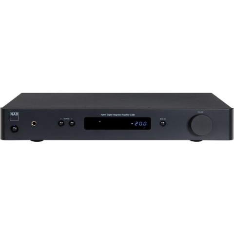 NAD C 328 Hybrid Digitale versterker met Bluetooth - 2x 50W - Zwart