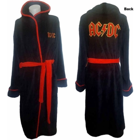 AC/DC - Logo Badjas - L/XL - Zwart