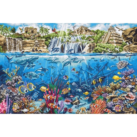 Leti Stitch Pirate Island borduren (pakket) L8036