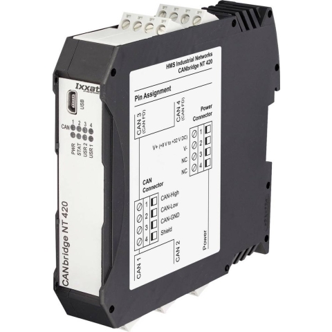Ixxat 1.01.0331.42000 CANbridge NT420 Canbridge 9 V/DC, 12 V/DC, 24 V/DC, 36 V/DC 1 stuk(s)