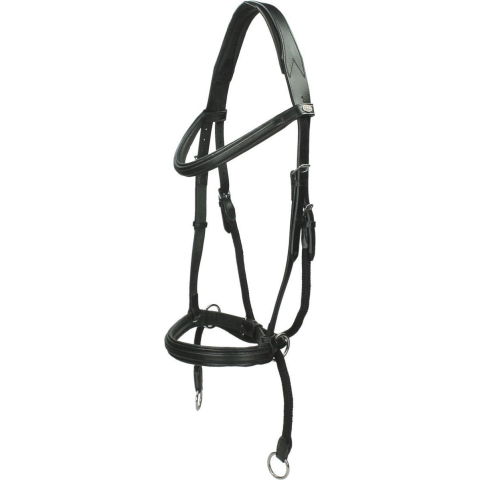 F.r.a. Bitloos Hoofdstel Dietsji Black-black - paard