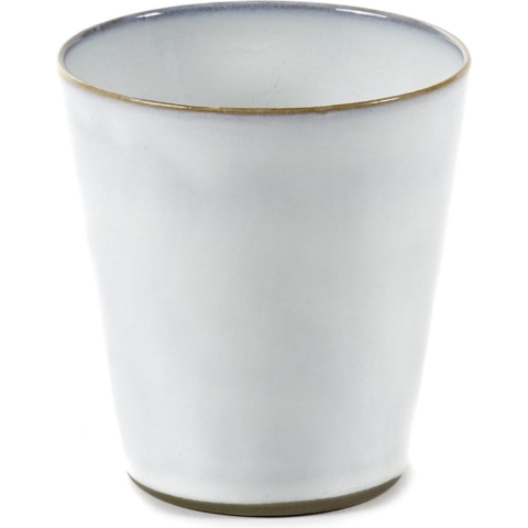 Serax Terres de Rêves Beker conisch - Ø8,5 x H9,5 - White - 8 stuks
