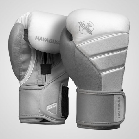 Hayabusa T3 Bokshandschoenen - Wit / Grijs - 12 oz