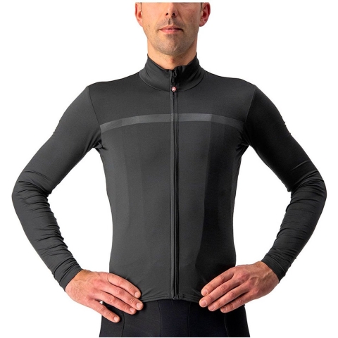 Castelli Pro Thermal Mid Jersey Met Lange Mouwen Zwart L Man