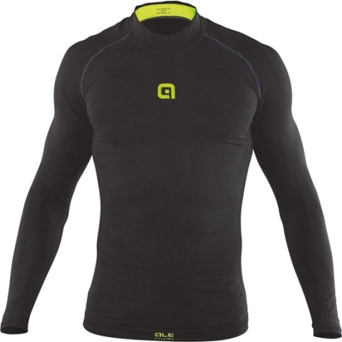Ale Base Layer Lange Mouwen S1 Carbon - Zwart - S/M - Valt klein