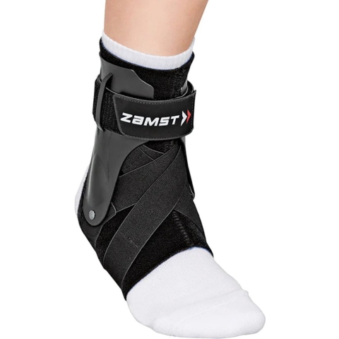 Zamst A2-DX enkelbrace - kleur zwart - links - maat L