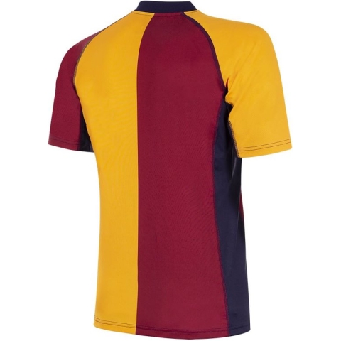 COPA - AS Roma 2001 - 02 Retro Voetbal Shirt - M - Rood; Oranje
