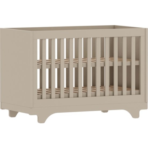 Cabino Babybed / Ledikant Rome verstelbare bodem 60x120 cm - Clay